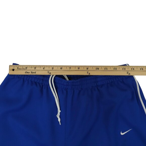 Nike Team Track Wind Pants Mens L Zipper Legs Elastic Drawstring Waist Blue - Picture 3 of 16